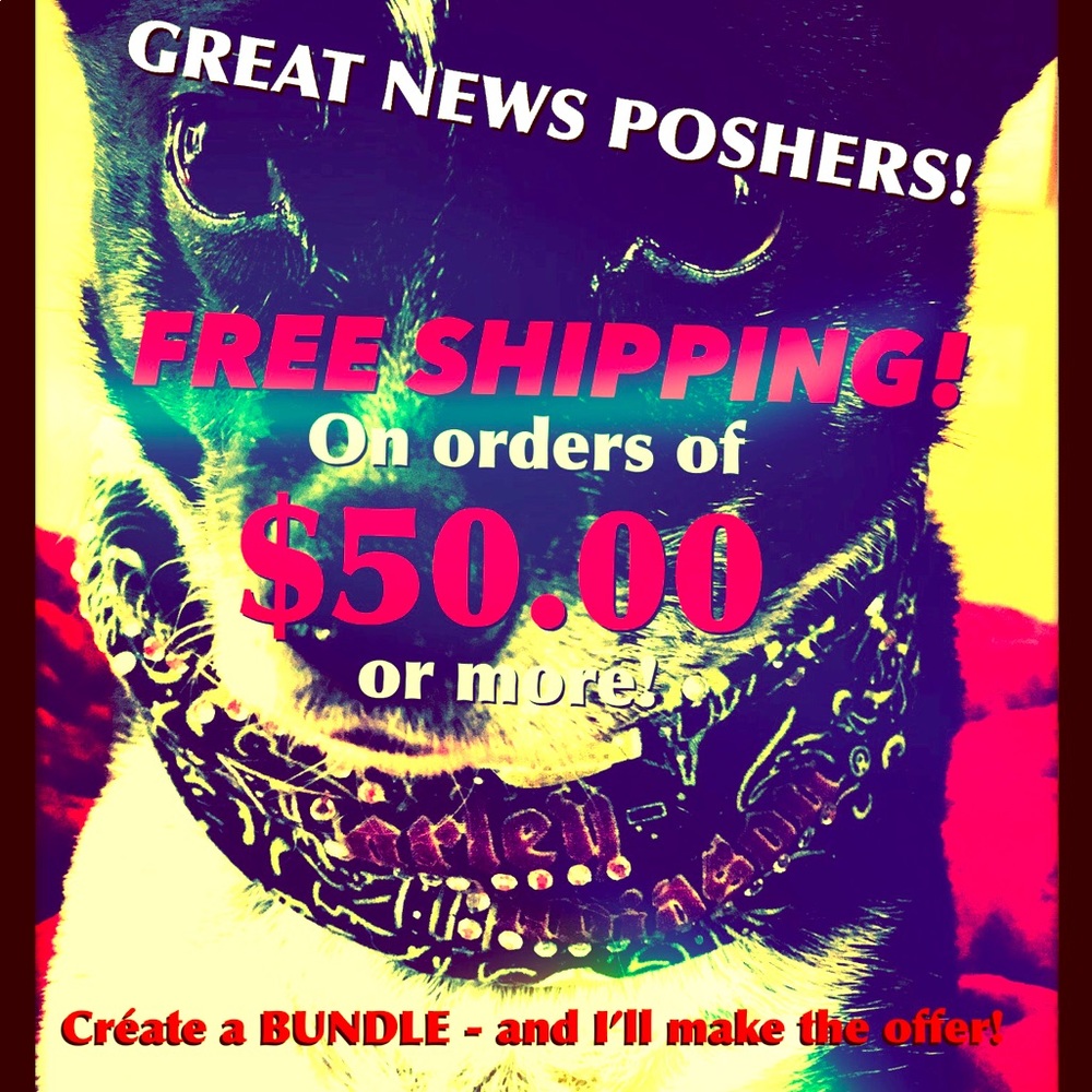 FREE SHIPPING on orders of 50.00 or more!